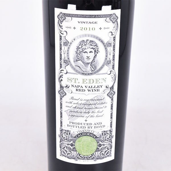 1円～★ボンド セント エデン 2010年 赤 ※ 750ml 14.5% ナパヴァレー Bond St. Eden L170238