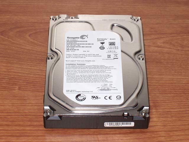 ☆ 2TB ☆ Seagate 【 ST2000DL001 】 F/W：CC43 良品 ☆CG6 2TB