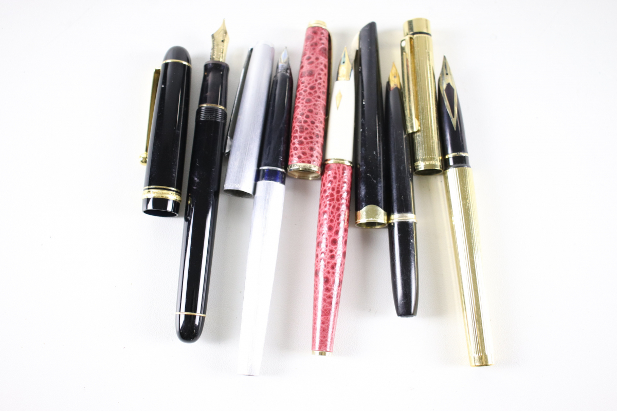 正規品，SALE K18 K14刻印あり含む 万年筆 5点まとめ SHEAFFER シェーファー PILOT パイロット 筆記用具 ペン先 005JHOP64(万年筆一般)｜売買されたオークション情報、yahooの商品情報をアーカイブ公開 - オークファ 万年筆一般