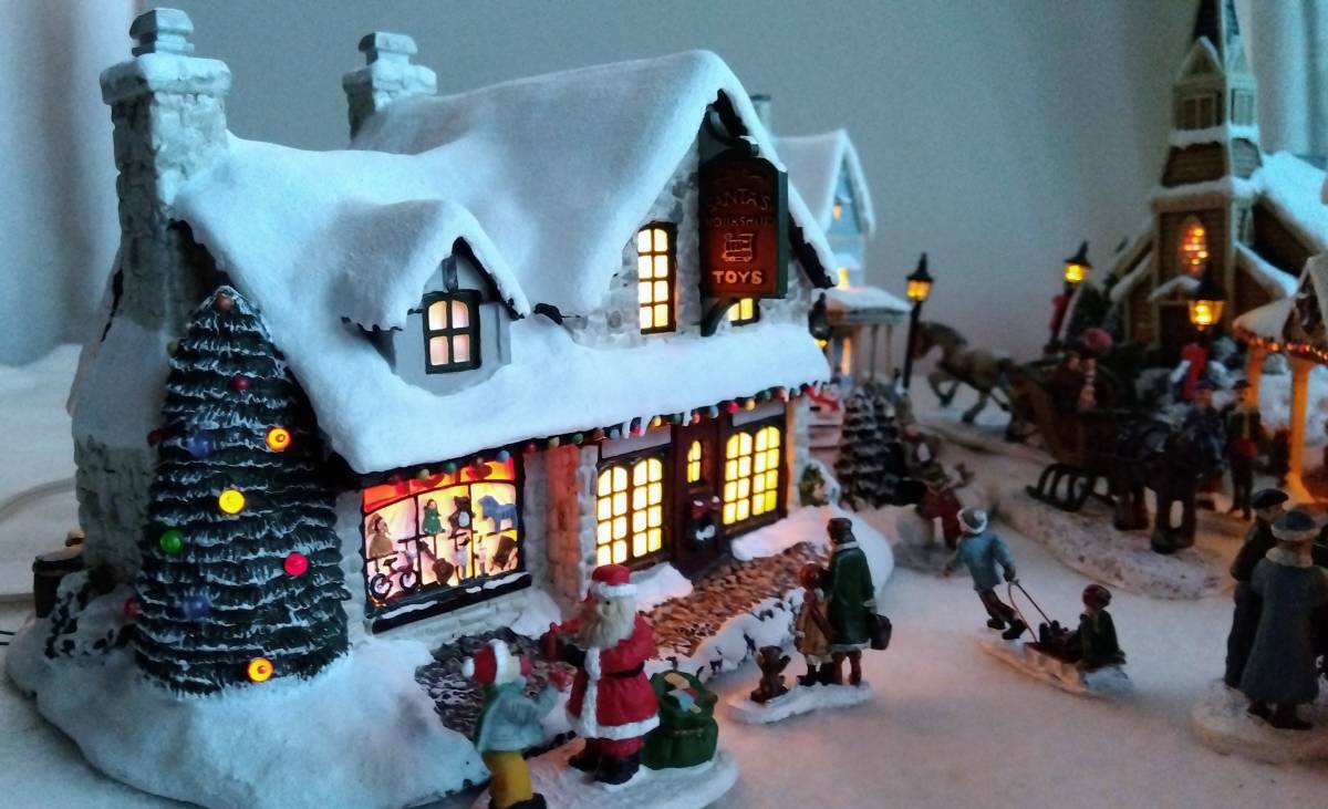 トーマスキンケード クリスマス トイショップ ライト おもちゃ屋