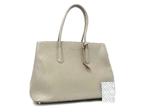 1円 □美品□ FURLA フルラ テッサ レザー ハンドバッグ トートバッグ 