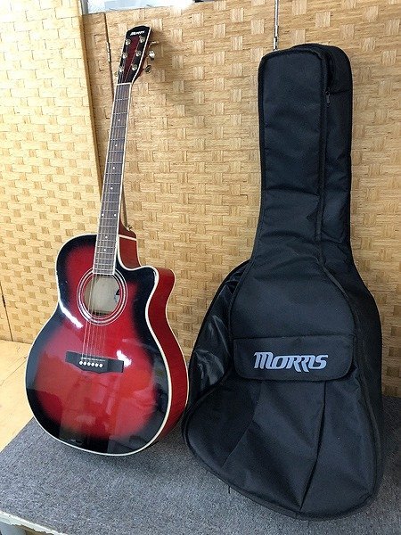 【数量限定，豊富な】 TUG07133SGM モーリス エレアコ アコースティックギター R-601 SRB ケース付 直接お渡し歓迎(モーリス)｜売買されたオークション情報、yahooの商品情報をアーカイブ公開 - オークファン 本体