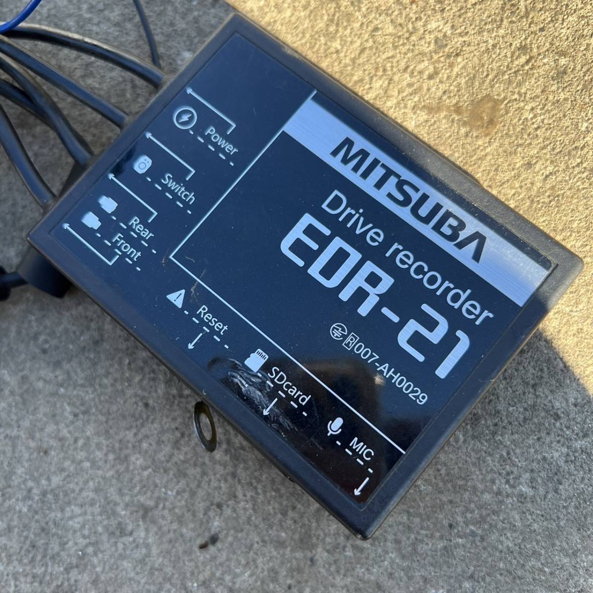 MlTSUBA ドライブレコーダー EDR-21 二輪 【公式通販】