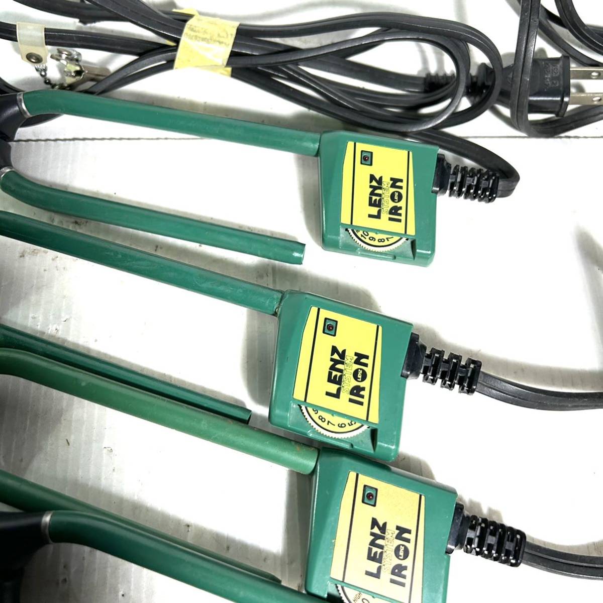 Lenz Iron パープル グリーン　6mm 温度調整機能付き　2本セット LENZ SYSTEM IRON レンツ システム アイロン a-10 a-8 a-7 a-6 a-4 a-3