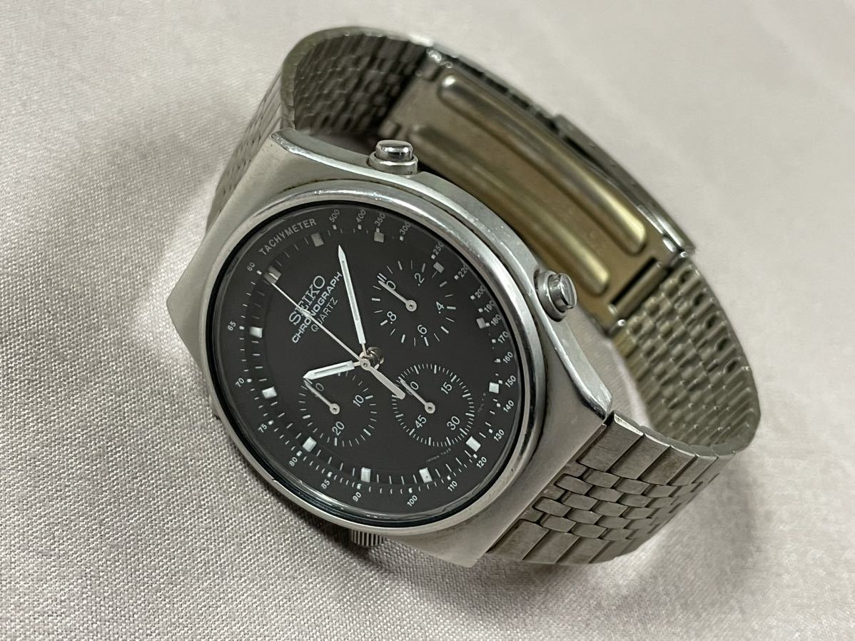 1円スタート】SEIKO セイコー 7A28-701A スピードマスター クロノ 