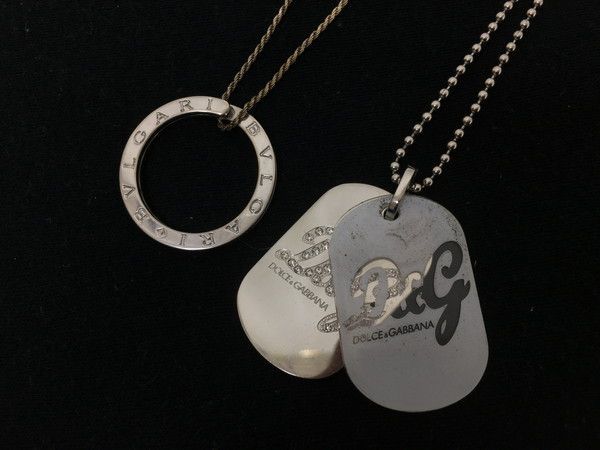 1円 ドルチェ&ガッバーナ ブルガリ SV含む ネックレス セット EV961