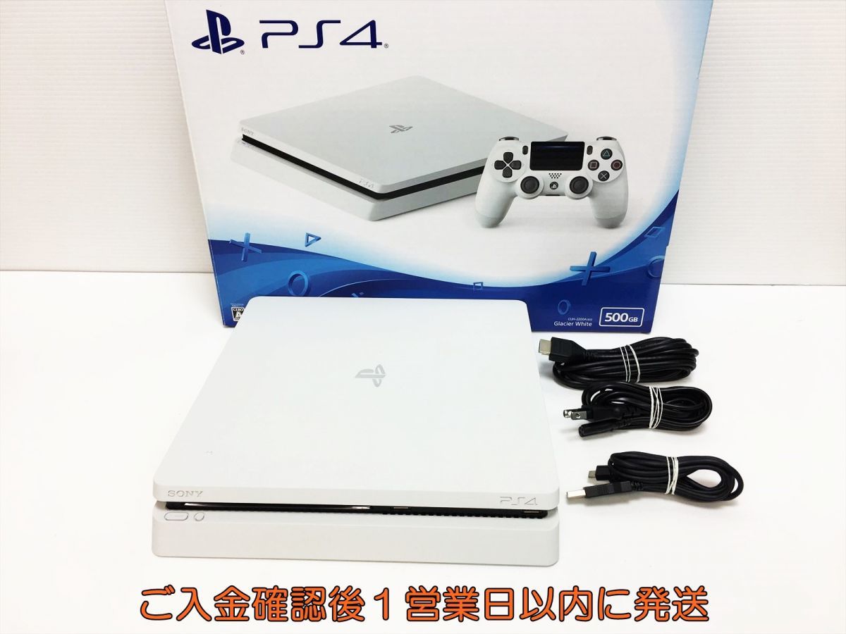 1円】PS4 本体/箱 セット CUH-2200A ホワイト 500GB FW8.52 ゲーム機
