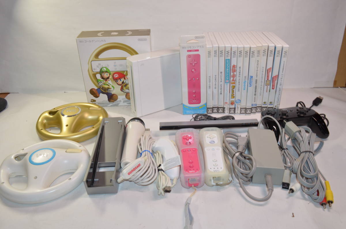 ★ソフト13本付き 動作良好★Wii 本体 すぐに2人で遊べる セット★マリオカート マリオパーティ どうぶつの森★