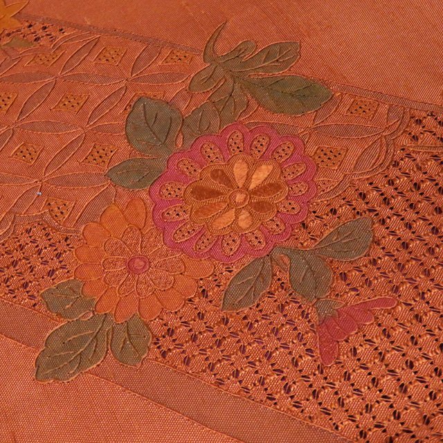 相良刺繍 袋帯 - 中国三大刺繍 正絹 蘇州刺繍 中国刺繍 ☆きもの北條