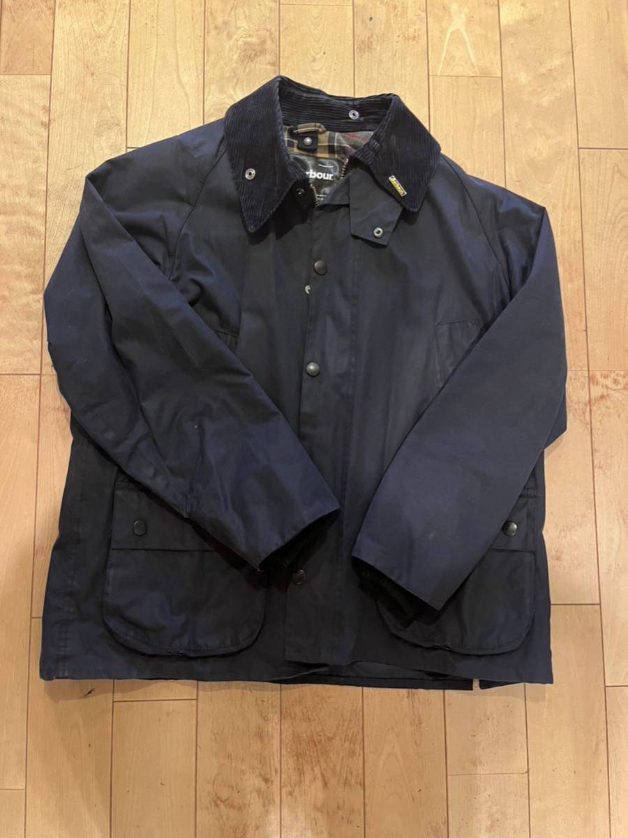 Barbour バブアー BEDALE ビデイル ネイビー 40 中古(SLではありません