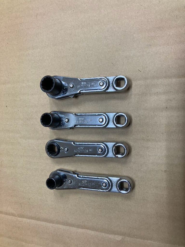 KTC フリーポジション レンチ AE101-10/-12/12S/-14 自動車専用工具