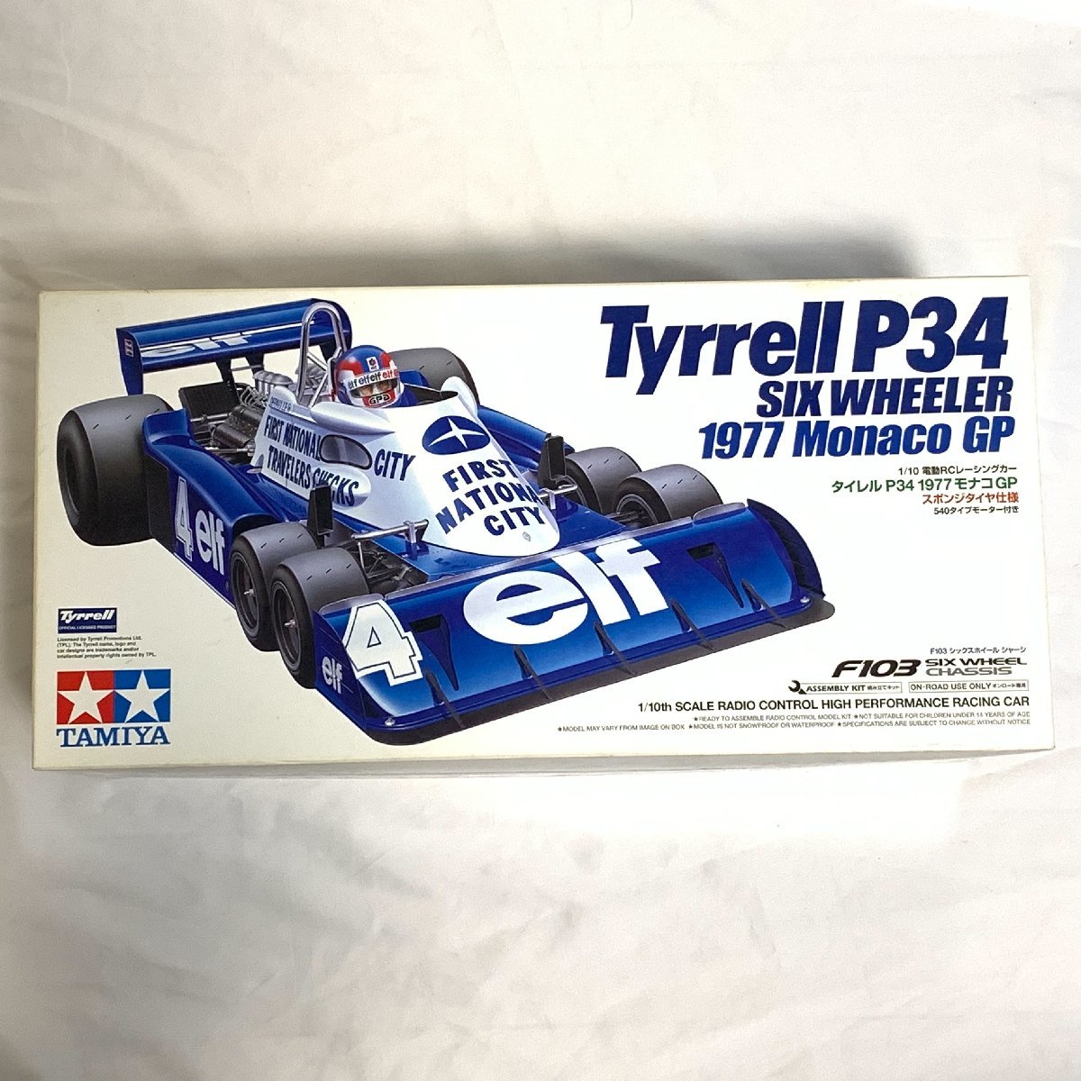 タミヤ 1/10 RCC タイレル P34 モナコGP スポンジタイヤ仕様 TAMIYA◇タミヤ 1/10 タイレル P34 1977 モナコGP スポンジタイヤ仕様