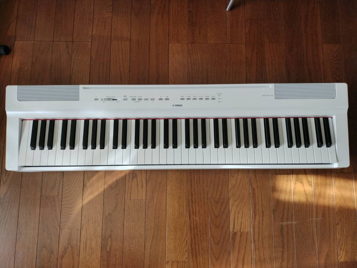 ヤマハ 電子ピアノP-121ホワイト P-121 - 電子ピアノ Yahoo '21年製 WH⁄