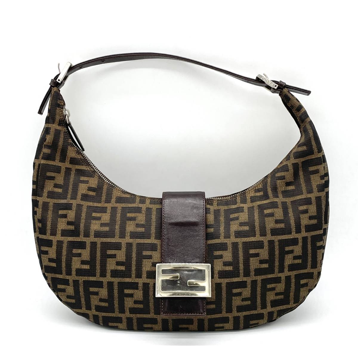 フェンディ FENDI 1円 マンマバケット 美品 ズッカ柄 公式通販 ズッカ 