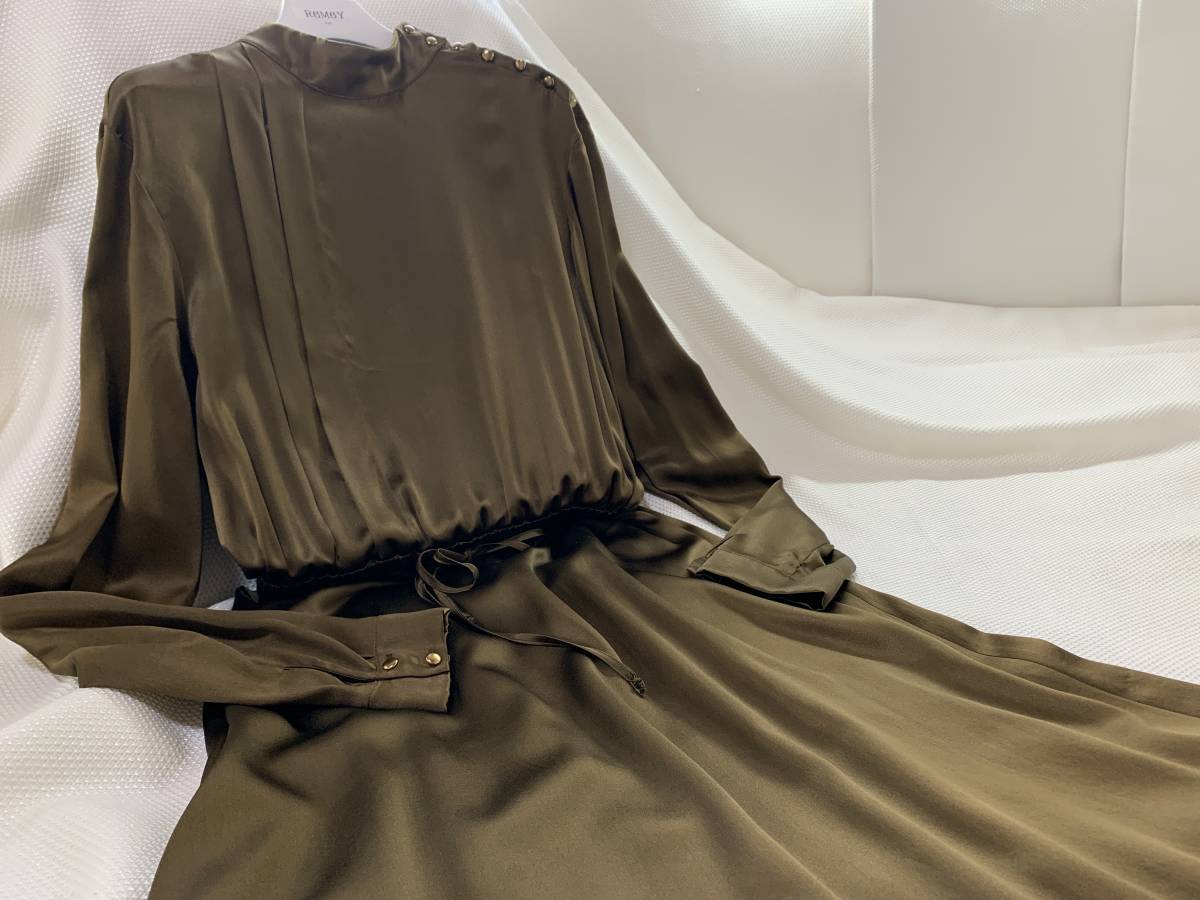 新品53.900円センソユニコ・ALYSI★ITALYワンピース11シルク100