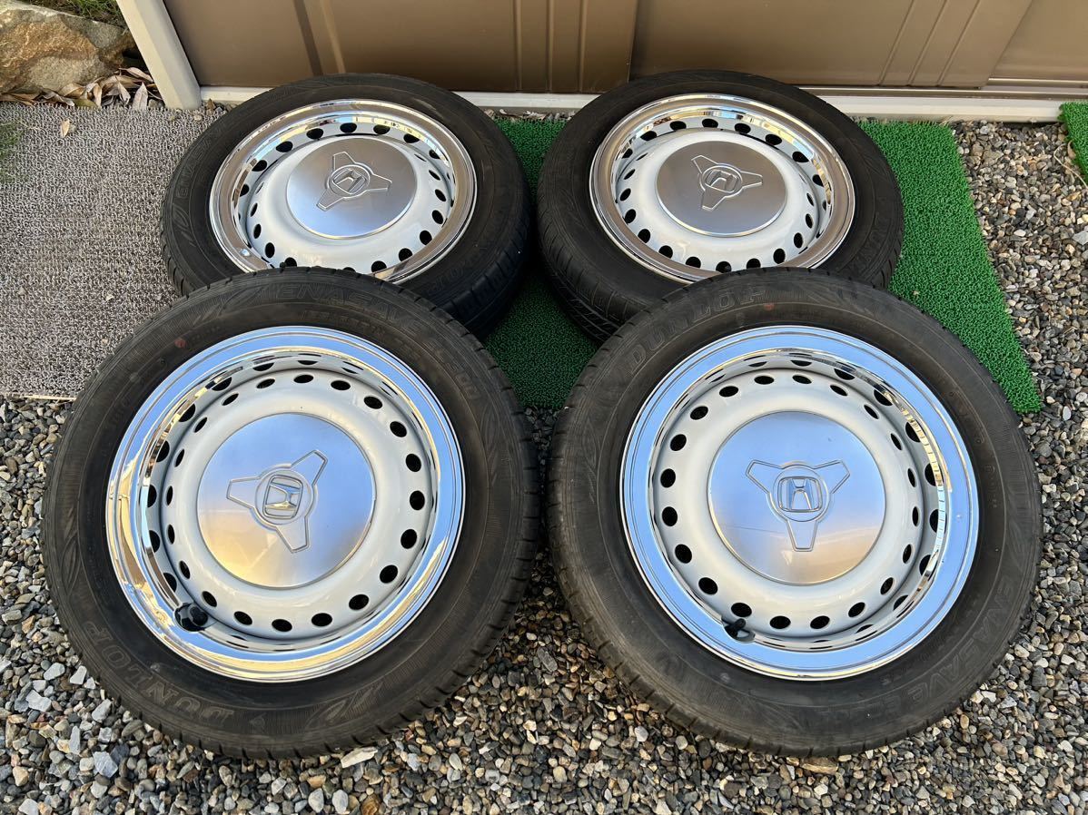 N-BOXスラッシュ純正 2019年 夏タイヤ 155/65R14インチ 4.5j PCD100 4