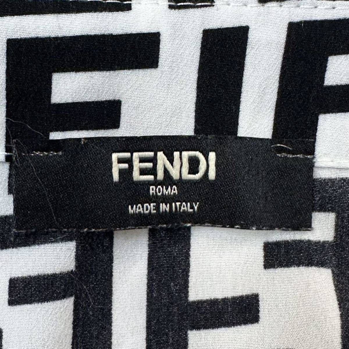 極美品】FENDI フェンディ シャツ ズッカ柄 L相当 FENDI フェンディ 