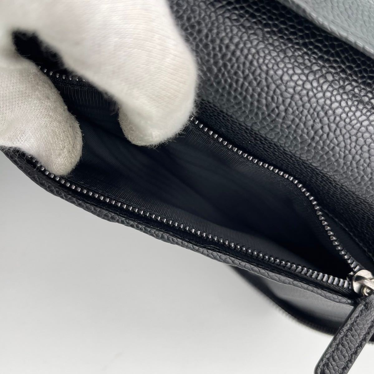 新品同様 GIORGIO ARMANI ジョルジオアルマーニ 長財布 ダブルジップ