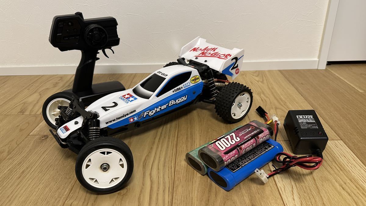 美品、送料込】タミヤ ネオマイティフロッグ フルセット バッテリー3本
