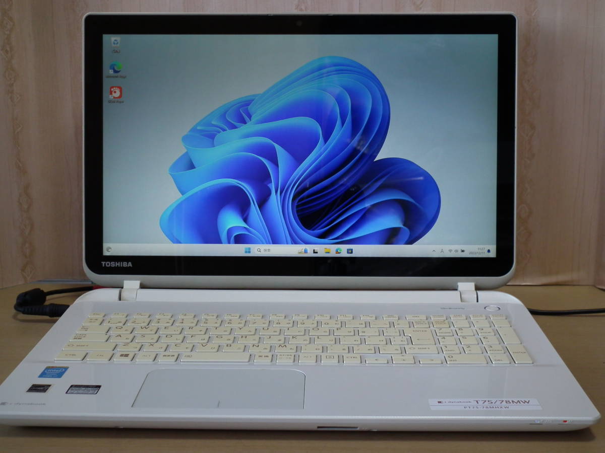 TOSHIBA dynabook Corei7 メモリ16GB SSD480GB
