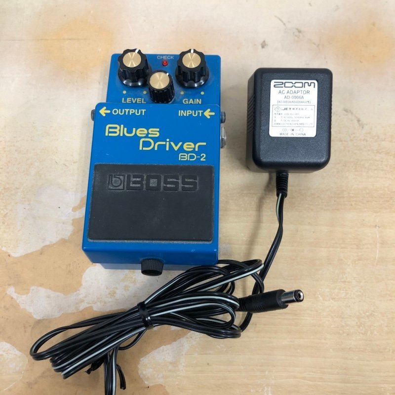 BOSS Blues D BD-2 本体 ベリンガーACアダプター付 BOSS/ボス Blues Driver BD-2 ブルースドライバー ギターエフェクター