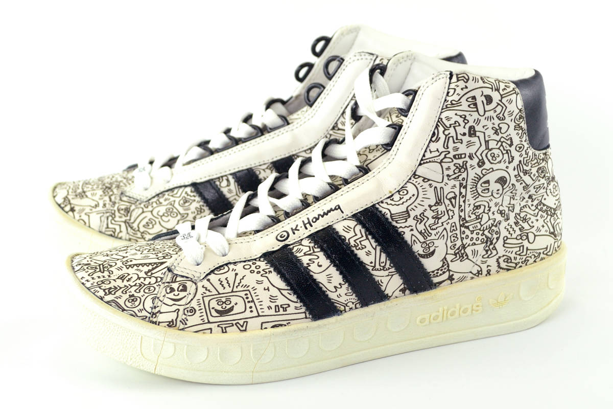 新品未使用 ADIDAS ADICOLOR 【KEITH HARING x JEREMY SCOTT】 【5000足 限定】 アディダス キース へリング ジェレミー スコット 27