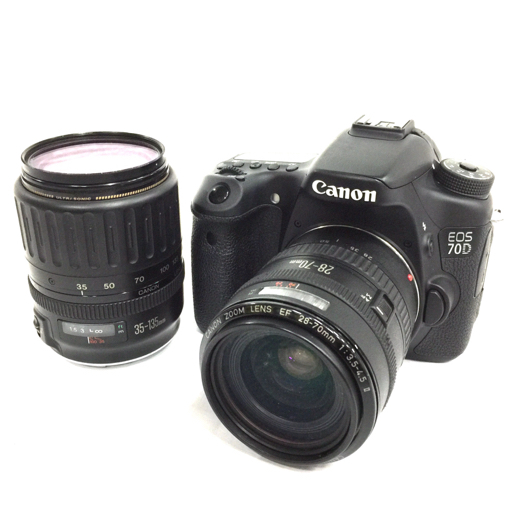 CANON EOS 70D EF 35-135mm 1:4-5.6 28-70mm 1:3.5-4.5 Ⅱ デジタル