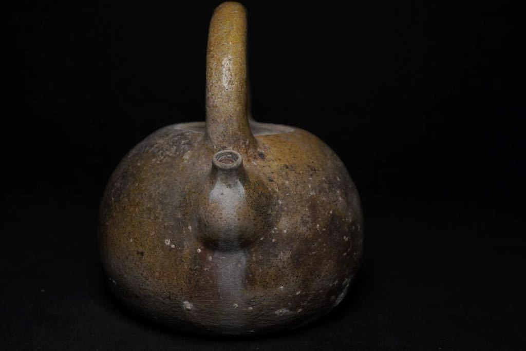 備前焼 名工 田中陶山 造 手造 水注 古備前 煎茶道具 茶器 茶注