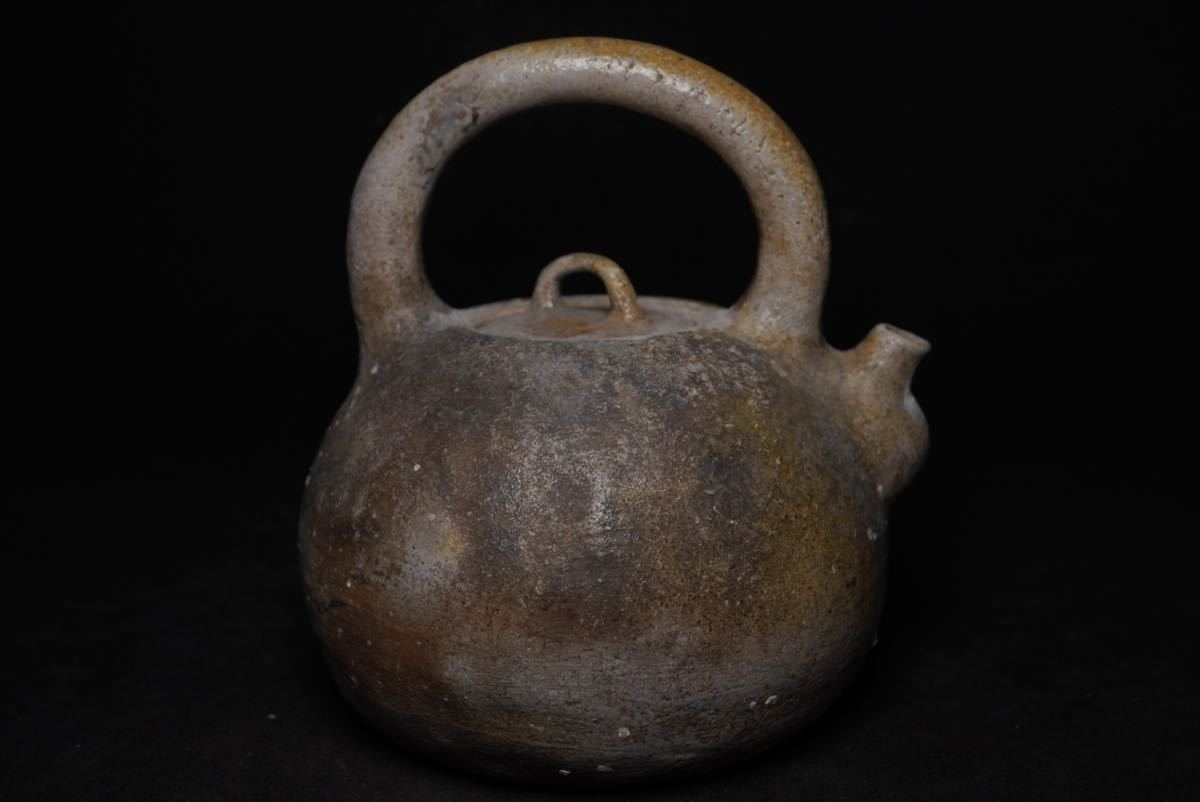 備前焼 名工 田中陶山 造 手造 水注 古備前 煎茶道具 茶器 茶注