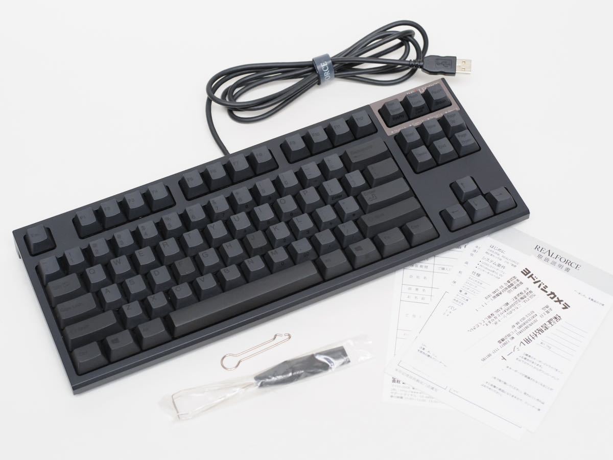 REALFORCE R2 TKL S / R2TLS-US3-BK (静音， All 30g， US配列
