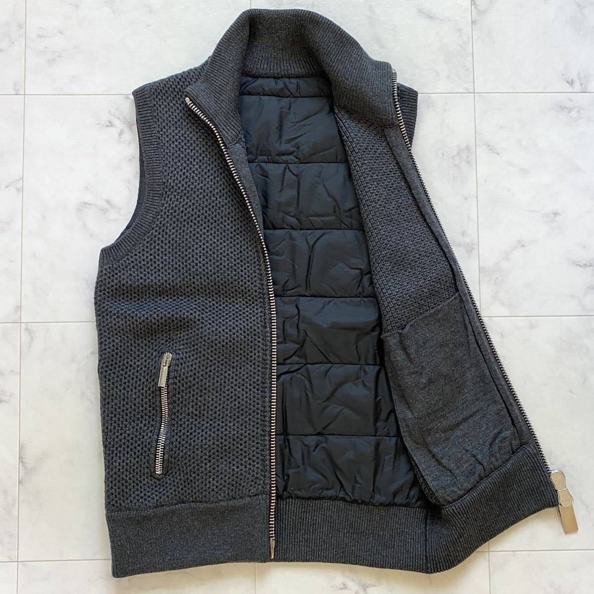 美品!! エンポリオアルマーニ EMPORIO ARMANI 異素材切替 ウール 