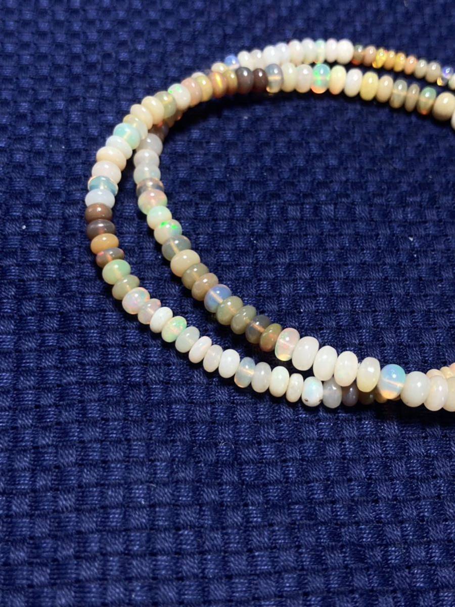 オパール ネックレス オーストラリアSILVER 天然石 アクセサリー