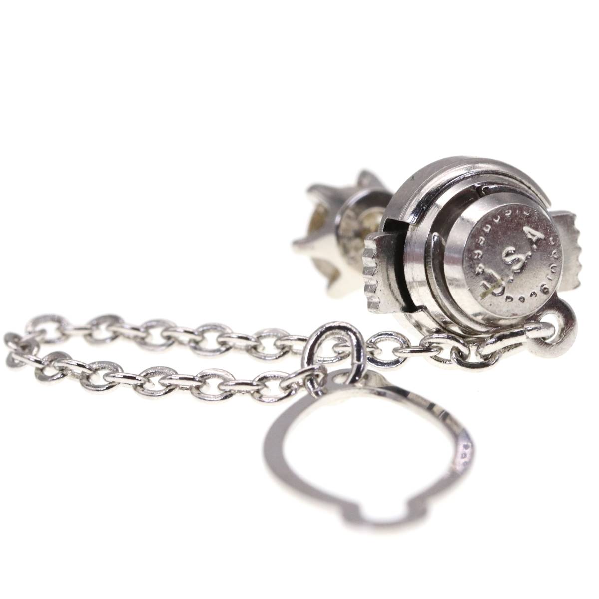 タイピン Pt900 ダイヤモンド 0.50ct タイタック ピンブローチ 