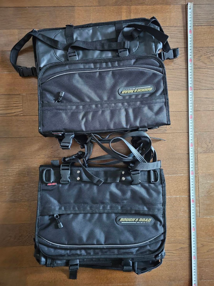 【美品】ROUGH&ROAD RR5613AQA DRY サイドバッグ 検)GOLDWIN JTC TAICH タイチ TANAX デグナー NANKAI DAINASE cb1300 cb400 z900rs 58aba-