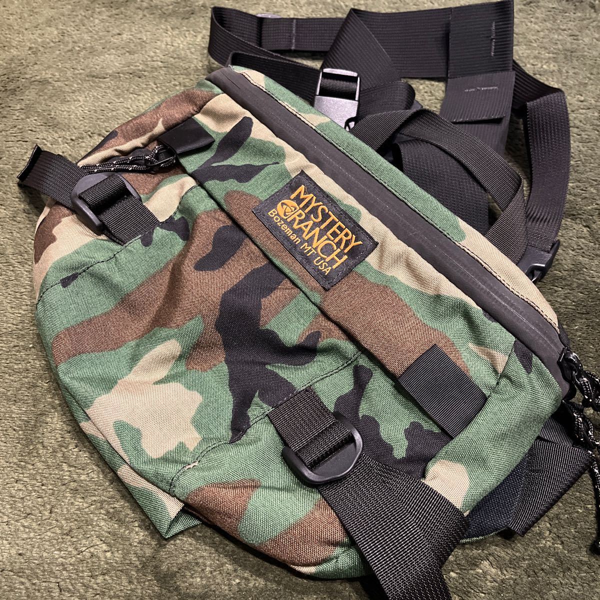 ミステリーランチ mystery ranch ヒップモンキー 初期型 ウッドランド