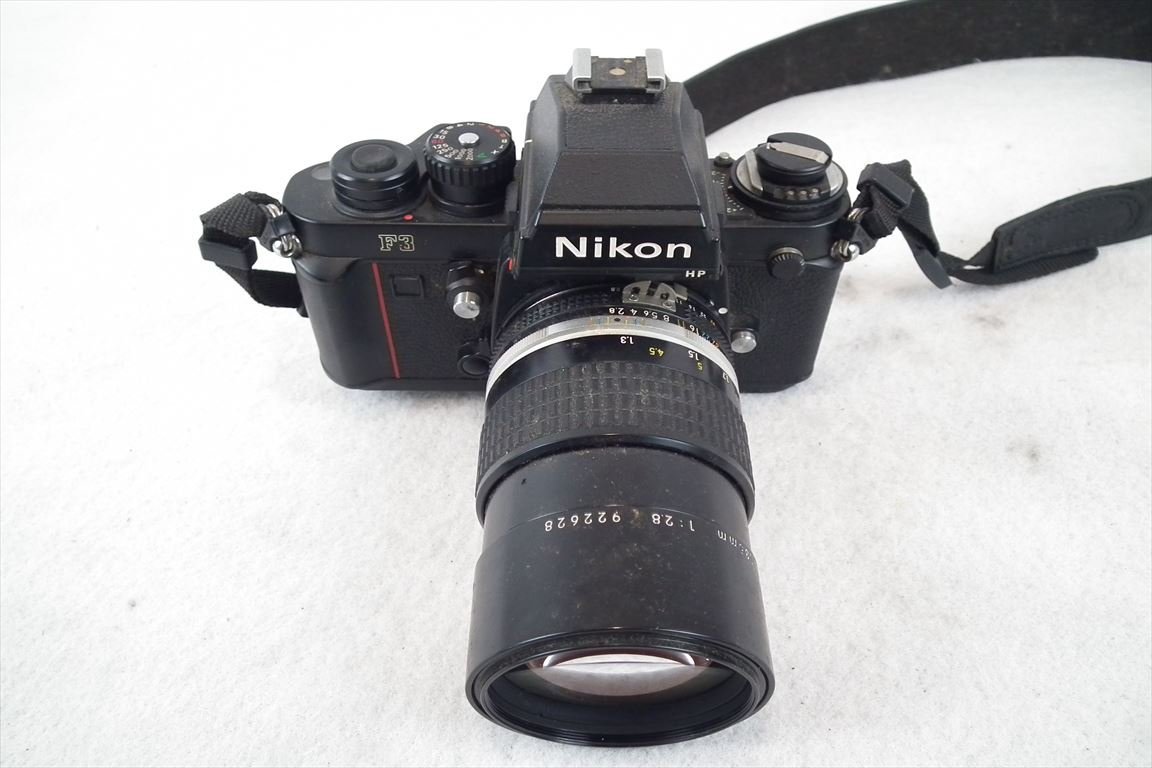 ☆ Nikon ニコン F3 HP フィルム一眼レフ NIKKOR 135mm 1:2.8 中古