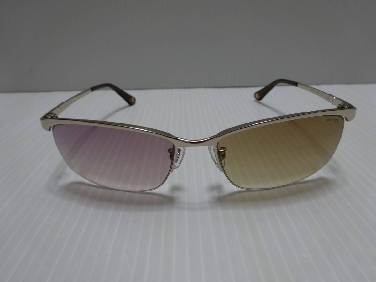 新品★ポリス【POLICE】男女兼用★サングラス★SPLC59J★チタンフレーム★特価品★送料込★P-61
