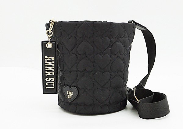 ◇美品【ANNA SUI アナスイ】ハート キルティング ショルダーバッグ