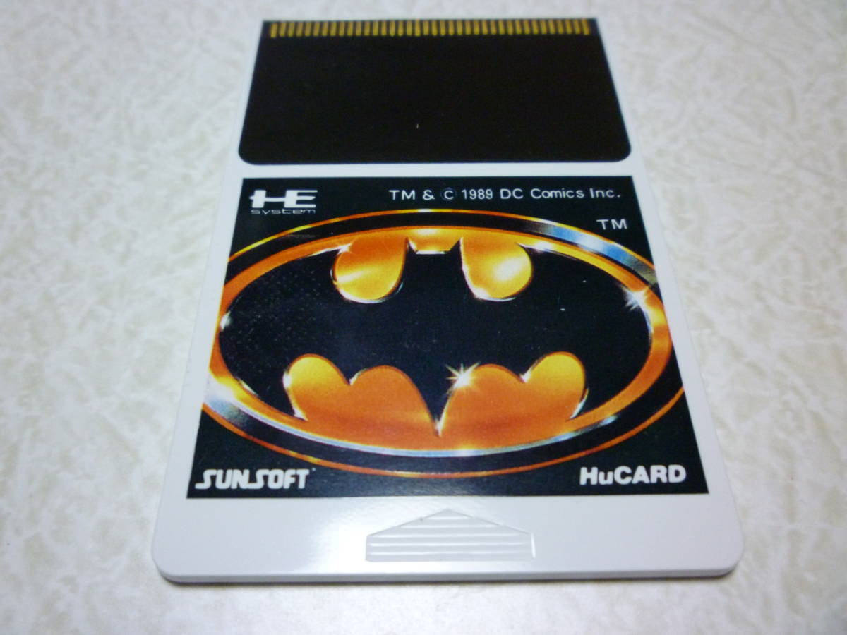 送料無料 BATMAN PCエンジン Huカード アクション レトロゲーム サン 