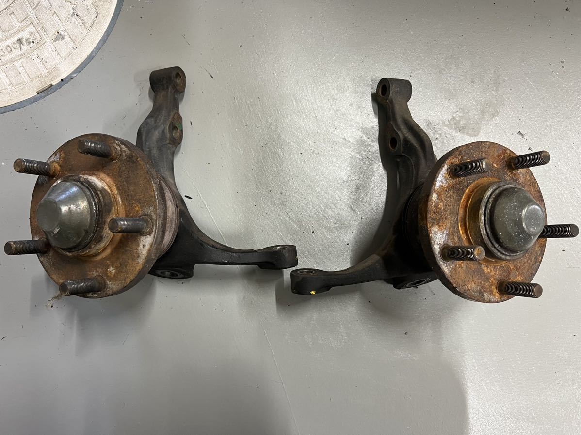 シルビアS13 フロントナックル左右 シルビア フロントハブ ナックル 5穴 s13 s14 s15 180sx左右 【公式通販】