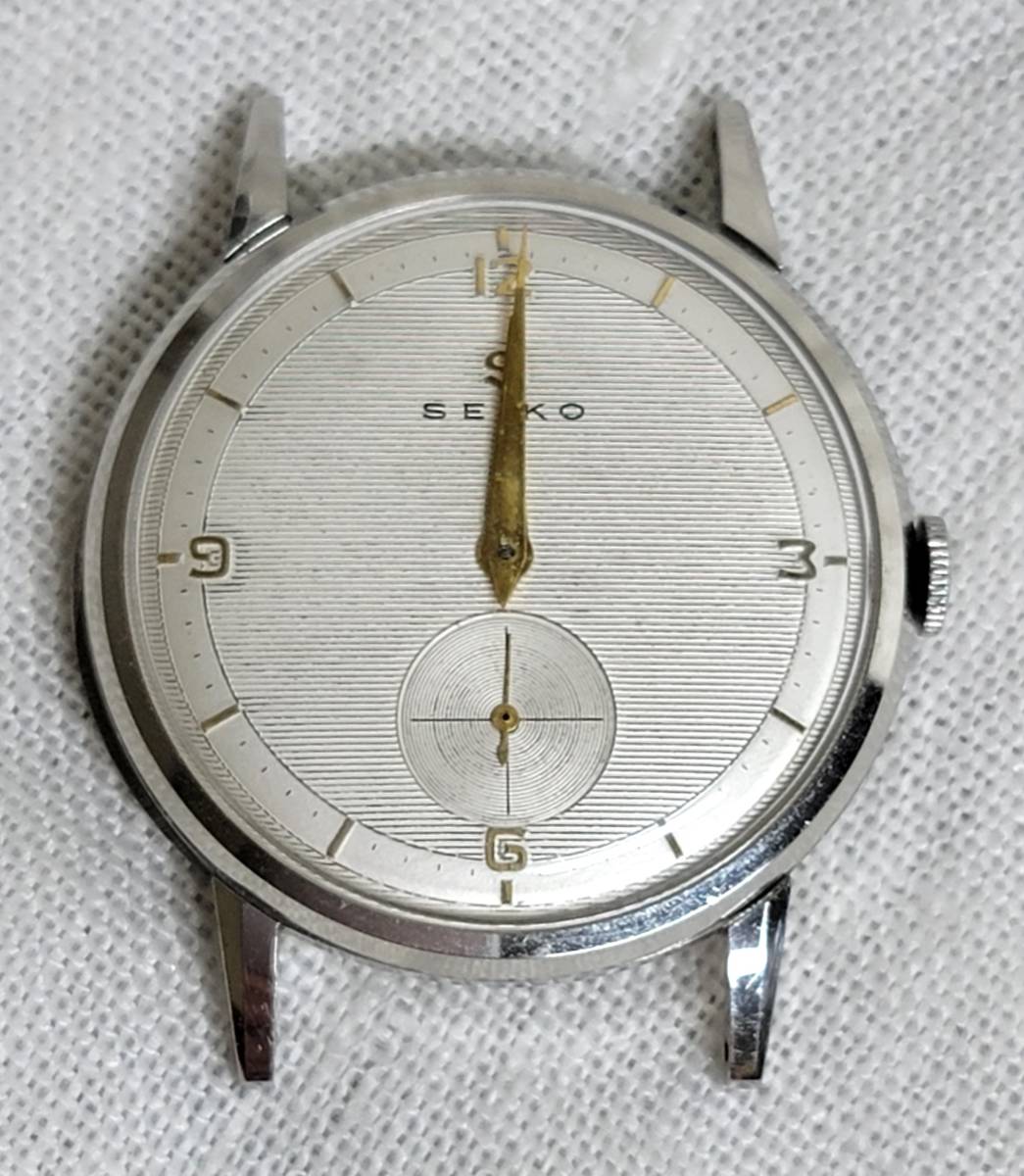 美品　ジャンク品　セイコー　スモールセコンド　戦前戦後　SEIKO　変わり文字盤　新十型