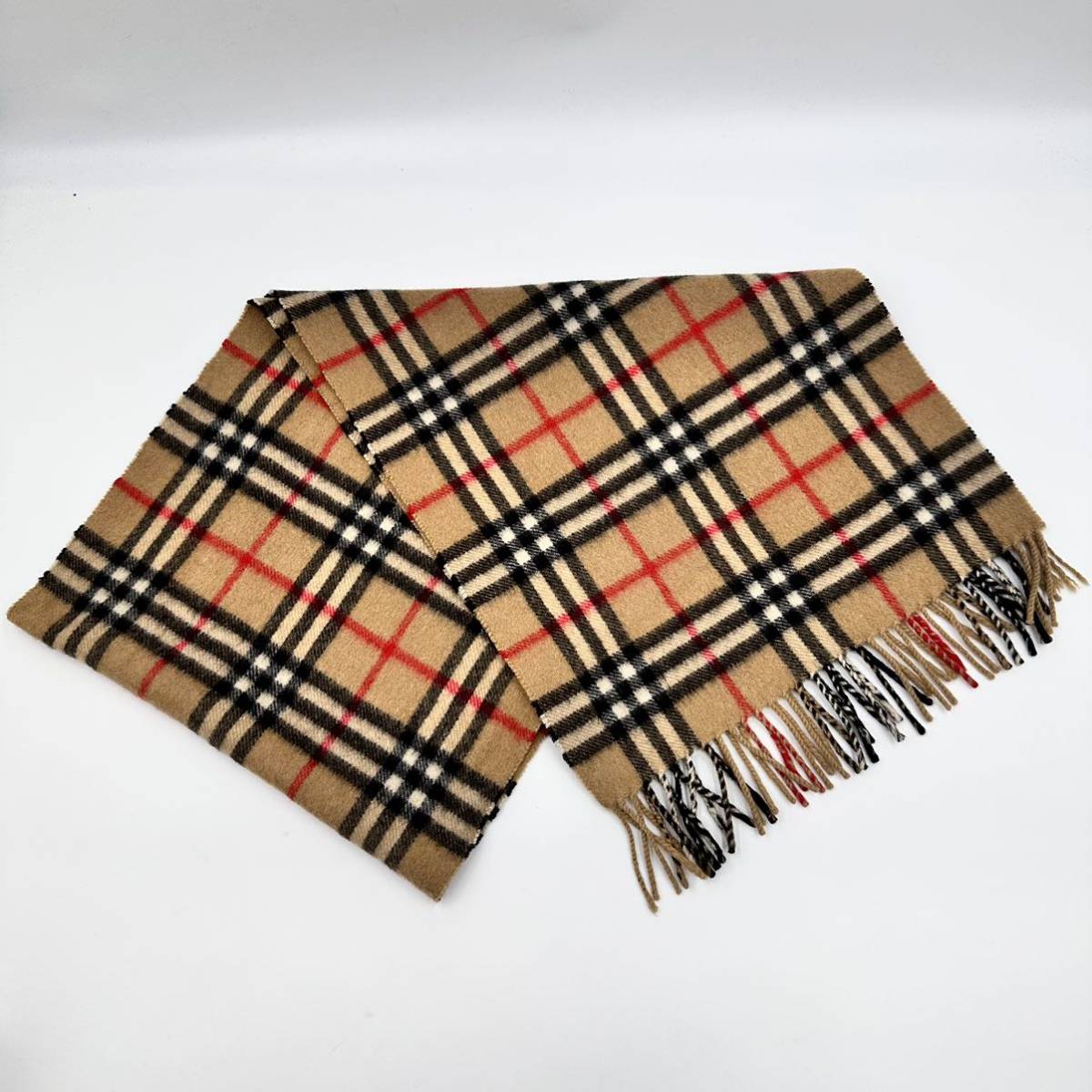 1151【極美品】BURBERRY バーバリー マフラー ストール ノバチェック