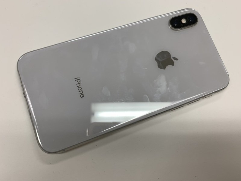 JA101 SIMフリー iPhoneX シルバー 64GB ジャンク ロックOFF 【公式通販】