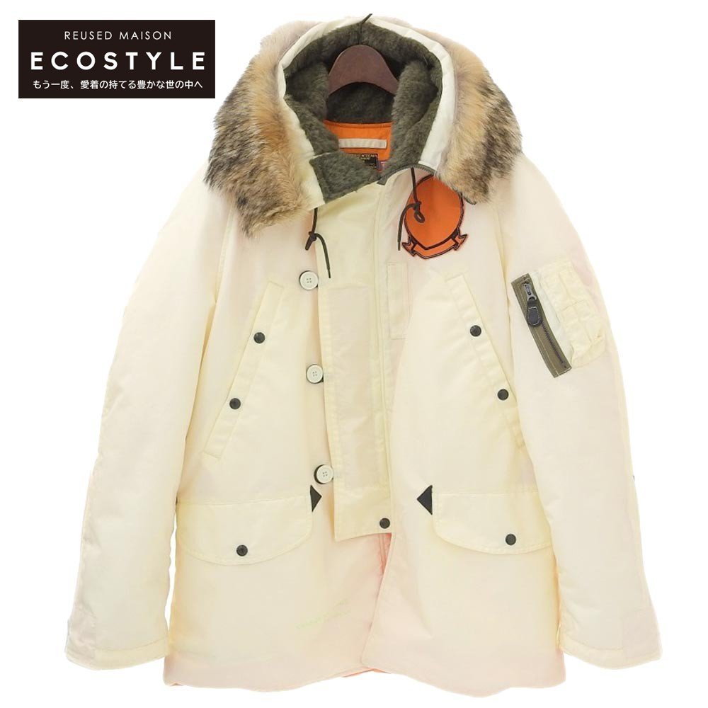 BUZZ RICKSON'S バズリクソンズ tr.4 suspension フライトジャケット メンズ ホワイト L BR14352JS