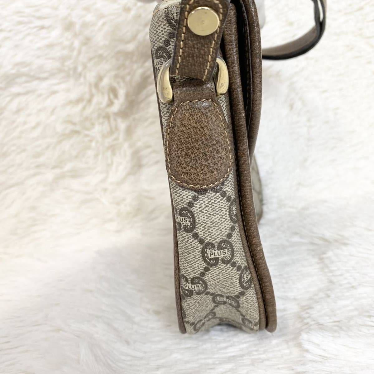 1円 1スタ】GUCCI グッチプラス オールドグッチ ショルダーバッグ PVC