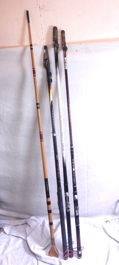 黒鯛工房 黒鯛師竹本調攻め235 BLACKY THE黒鯛GS 2WAY 39-45 THE落し込みGS 2WAY 40-45 パワーメッシュ極クロダイ 2・42/53U 4本 まとめて