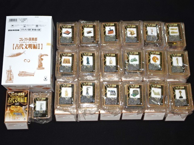 【美品】コレクト倶楽部　古代文明編２　歴史・七不思議フィギュア　１９種フルセット 全19種完全コンプ【古代文明編Ⅱ・コレクト倶楽部】未開封