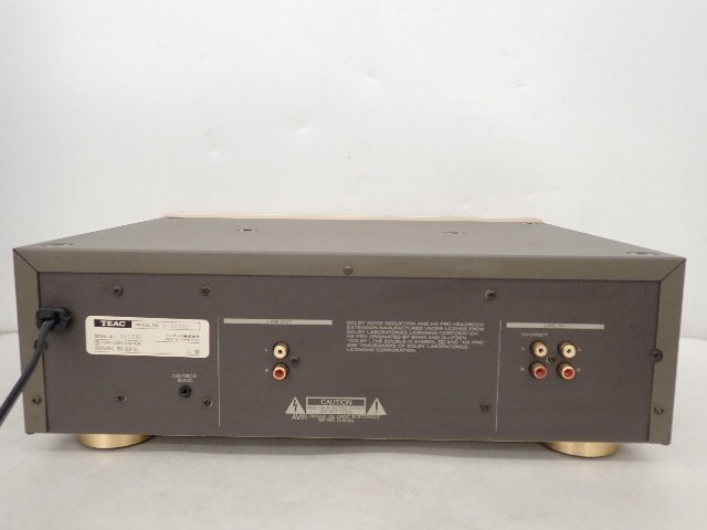 TEAC 3ヘッドシングルカセットデッキ V-8030S ジャンク品 ティアック