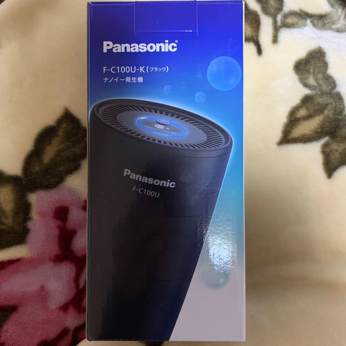 Panasonic F-C100U-K ナノイー発生機 ナノイー発生器 ブラック