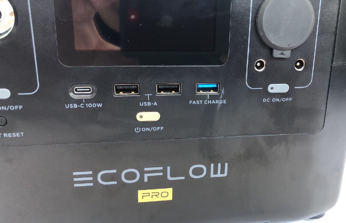 中古品Bランク】EcoFlowメーカー直売 ポータブル電源 RIVER Pro 720Wh